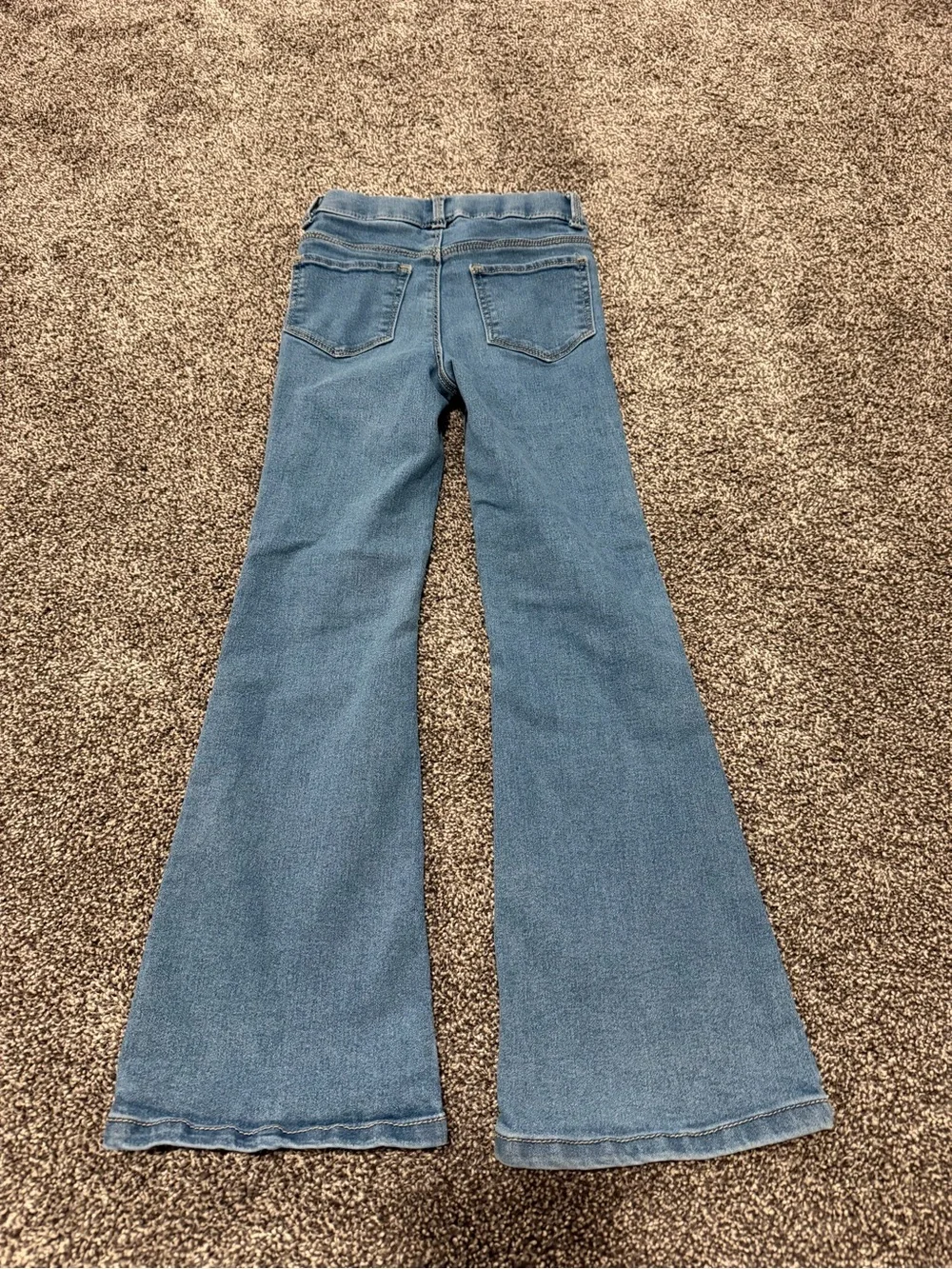 Size Medium 7/8 Wonder Nation Medium Wash Flare Jegging